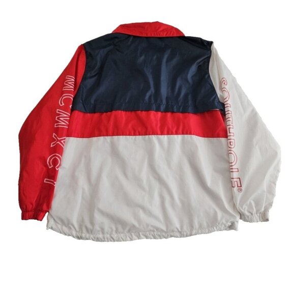Southpole Windbreaker Pullover Men's XXL Red White Blue Packable Lightweight - Picture 2 of 16